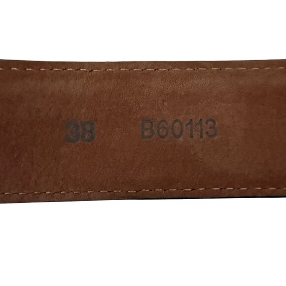 Vintage Brighton Empire Lace Black Croc Embossed Patent Leather Belt Crystals - Picture 8 of 16